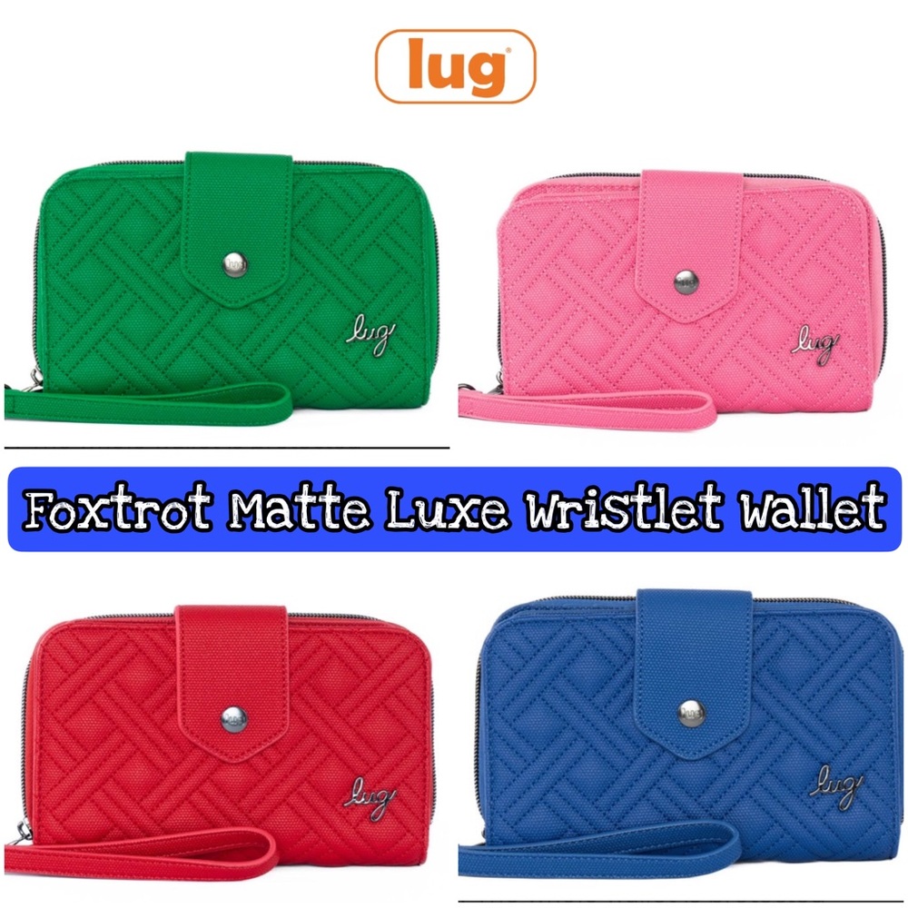 LUG Foxtrot Matte Luxe VL Wristlet Wallet NWT
